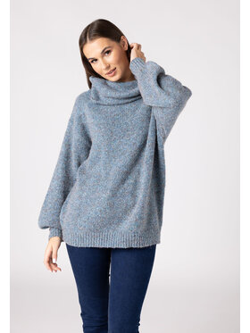 QUIOSQUE QUIOSQUE Sweter QUIOSQUE 6VL001834 Niebieski Regular Fit