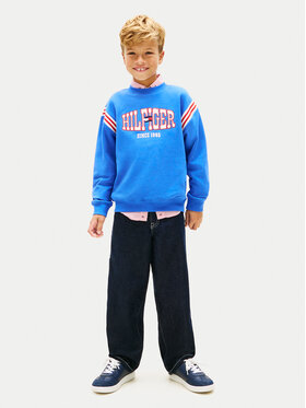 Tommy Hilfiger Tommy Hilfiger Μπλούζα Wavy Flag KB0KB10260 Μπλε Regular Fit