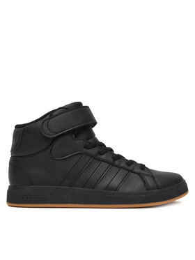 adidas adidas Sneakersy Grand Court Mid K JR0804 Čierna