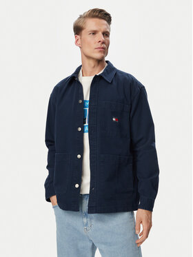 Tommy Jeans Tommy Jeans Traper jakna DM0DM20236 Tamnoplava Regular Fit