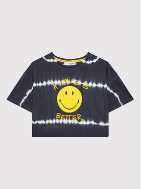 Desigual T-shirt SMILEY Field 22SGTK12 Tamnoplava Loose Fit