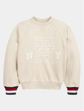 Tommy Hilfiger Tommy Hilfiger Majica dugih rukava Revesible KS0KS00496 D Bež Regular Fit
