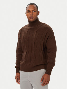 Beverly Hills Polo Club Beverly Hills Polo Club Golf 62SWM1302 Pruun Regular Fit
