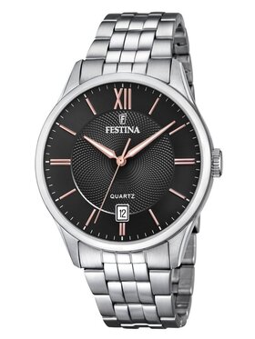 Festina Festina Zegarek F20425/6 Srebrny