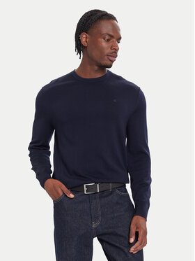 Calvin Klein Calvin Klein Sveter LV04LB305G Tmavomodrá Regular Fit