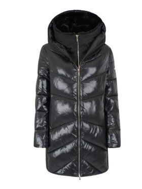 Yes Zee Yes Zee Kurtka zimowa Giubbino donna Czarny Regular Fit