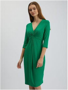 Orsay Orsay Sukienka 410248867000__L Zielony Regular Fit