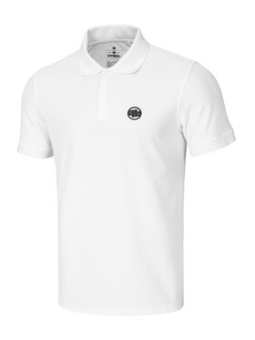 PITBULL PITBULL Polo Koszulka Biały Regular Fit