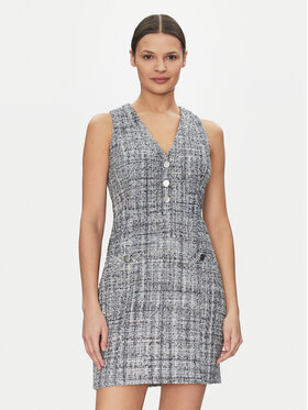 Guess Guess Φόρεμα κοκτέιλ W5GK0E WH7I0 Γκρι Bodycon Fit