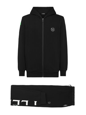 Plein Sport Plein Sport Komplet top i spodnie 13221 Czarny Regular Fit