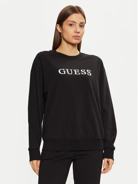 Guess Guess Μπλούζα O5RQ03 KCO31 Μαύρο Regular Fit