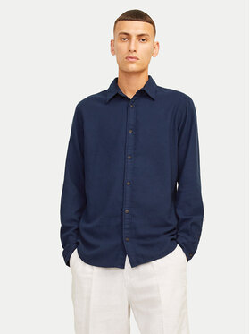 Jack&Jones Jack&Jones Koszula Joshua 12258429 Granatowy Slim Fit