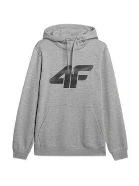 4F 4F Bluza NOS Szary jasny Regular Fit
