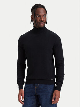 KARL LAGERFELD KARL LAGERFELD Golf 655013 564303 Czarny Regular Fit