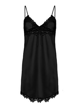 DKaren Lingerie DKaren Lingerie Halka Viola Czarny Classic Fit