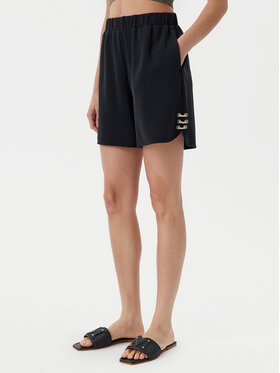 Liu Jo Liu Jo Šortky z materiálu TA5227 J4869 Černá Relaxed Fit