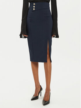 Rinascimento Rinascimento Спідниця-міді CFC0119972003 Cиній Slim Fit