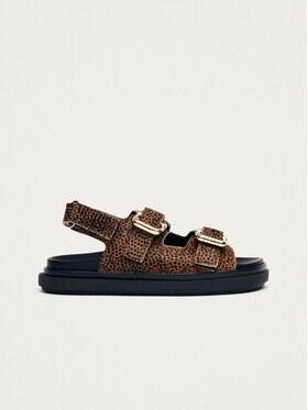 ALOHAS ALOHAS Sandały Harper Soft Tan Leather Sandals Brązowy