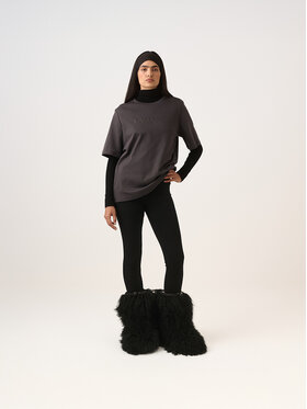 La Mania La Mania Bluzka LUCY 6 Szary Classic Fit