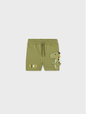 Mayoral Mayoral Шорти от плат 1294 Зелен Regular Fit