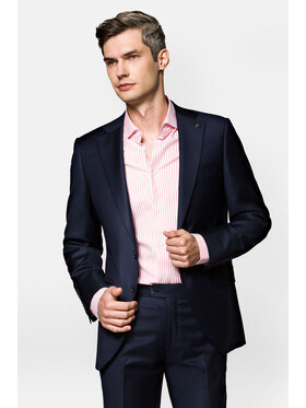 Lancerto Lancerto Garnitur Montpelier GA073122000013 Granatowy Regular Fit