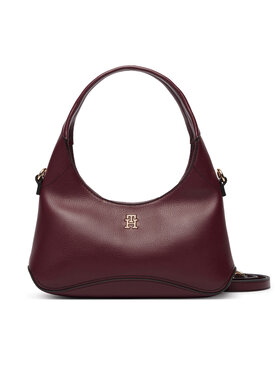 Tommy Hilfiger Tommy Hilfiger Kabelka Th Everyday Mini Hobo AW0AW19185 Bordová