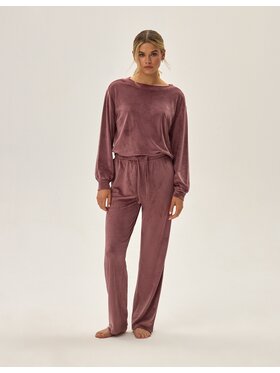 Esotiq Esotiq Piżama 42088 Różowy Regular Fit