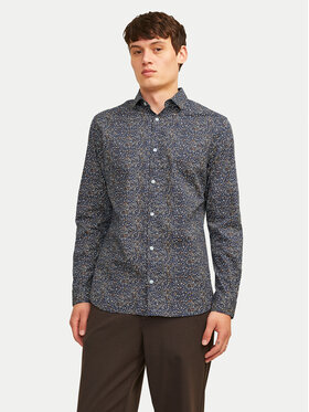Jack&Jones Jack&Jones Cămașă Blackpool 12260625 Bleumarin Slim Fit