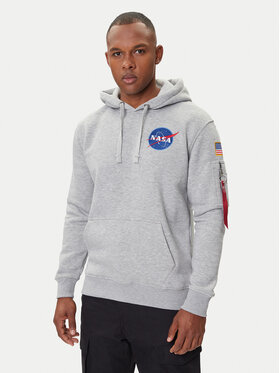 Alpha Industries Alpha Industries Суитшърт Space Shuttle 178317 Сив Regular Fit
