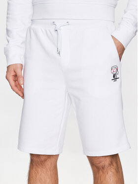 KARL LAGERFELD KARL LAGERFELD Športové kraťasy 705423 532900 Biela Regular Fit