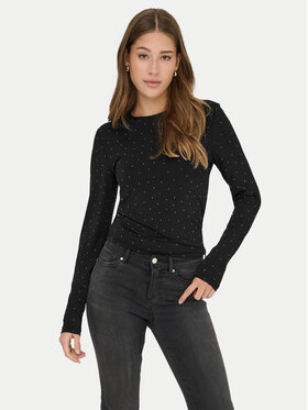 ONLY ONLY Блуза Zita 15358986 Черен Slim Fit