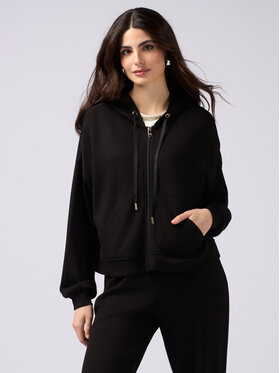 Oltre Oltre Bluza G921J003982N033 Czarny Regular Fit