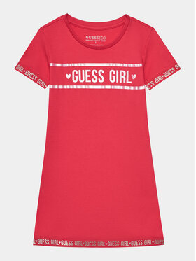 Guess Guess Každodenné šaty K4RK05 KA6W4 Ružová Regular Fit