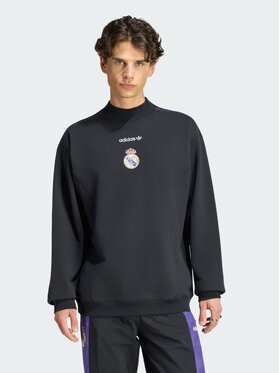 adidas adidas Bluza techniczna 172014 Czarny Loose Fit