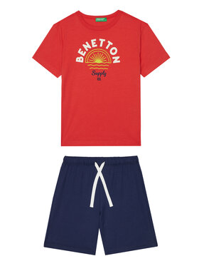 United Colors Of Benetton United Colors Of Benetton Set majica i hlače 3096GK00Q Šarena Regular Fit