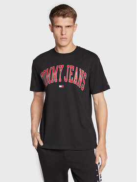 Tommy Jeans Tommy Jeans T-shirt Classic Collegiate DM0DM14995 Nero Regular Fit