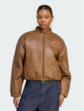 adidas adidas Kurtka bomber 169400 Brązowy Loose Fit