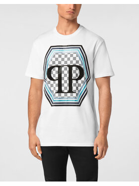 PHILIPP PLEIN PHILIPP PLEIN Tričko 22601 Biela Regular Fit