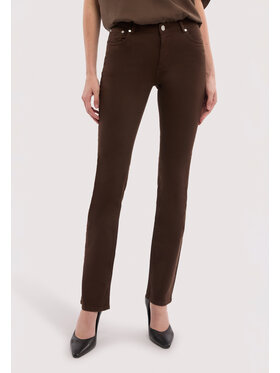 Trussardi Trussardi Pantaloni di tessuto P7019300363N032 Marrone Regular Fit