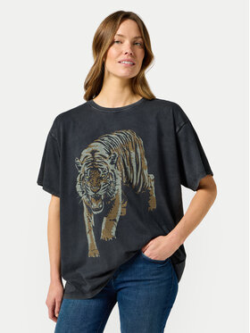 Wrangler Wrangler T-shirt 112356445 Crna Oversize