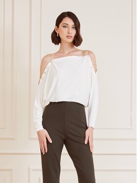 Marciano Guess Marciano Guess Top 167787 Biały Classic Fit
