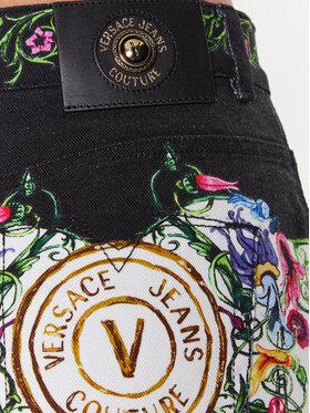 Versace Jeans Couture Jeans Kratke Hlače 74HAD51P Črna Regular Fit