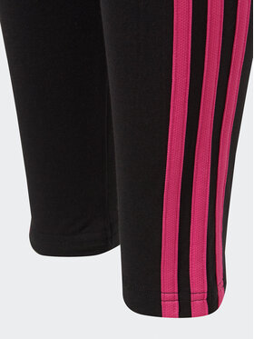 Adidas Leggings Essentials 3-Stripes Cotton IC3627 Crna Tight Fit