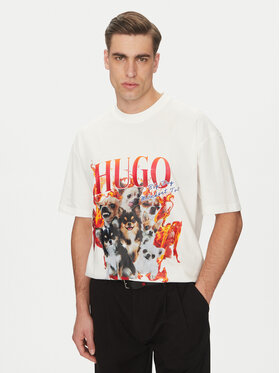 HUGO HUGO T-särk Dugie 50538259 Ekrüüvärv Oversize