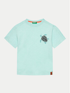 United Colors Of Benetton United Colors Of Benetton T-shirt 3BR4G10EL Plava Regular Fit