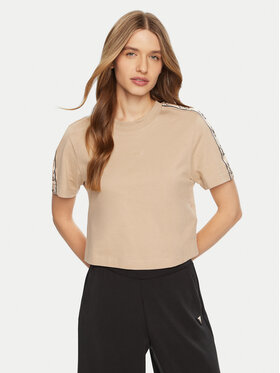 Guess Guess Tricou V3RI08 I3Z14 Bej Regular Fit