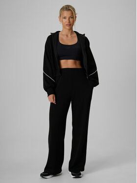 4F 4F Spodnie dresowe STREFA KIBICA Czarny Regular Fit