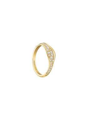 Rosefield Rosefield Pierścionek Pavé Collection Złoty