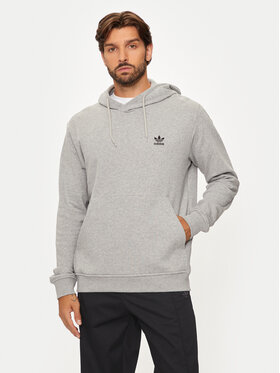 adidas adidas Majica dugih rukava Trefoil Essentials IX7670 Siva Regular Fit