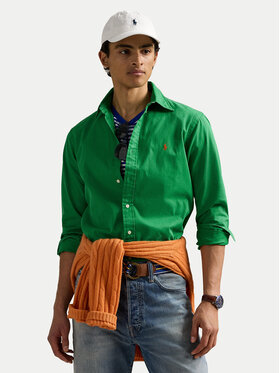 Polo Ralph Lauren Polo Ralph Lauren Cămașă 710937993013 Verde Custom Fit